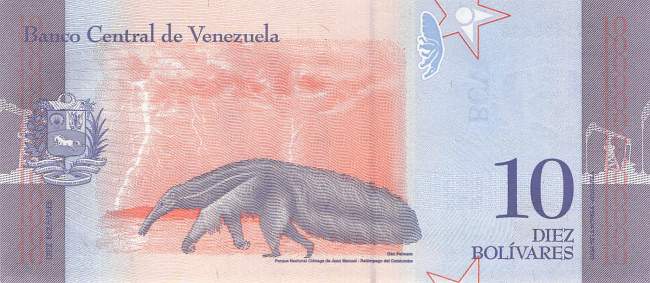 10 Bolivares 2018